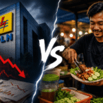 PLN vs Pedagang kaki lima